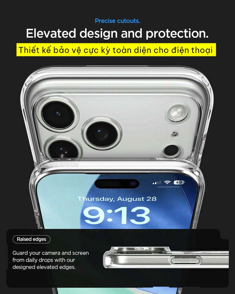 Ốp lưng iPhone 17 Pro Max Spigen Ultra Hybrid Zero One Magfit 6